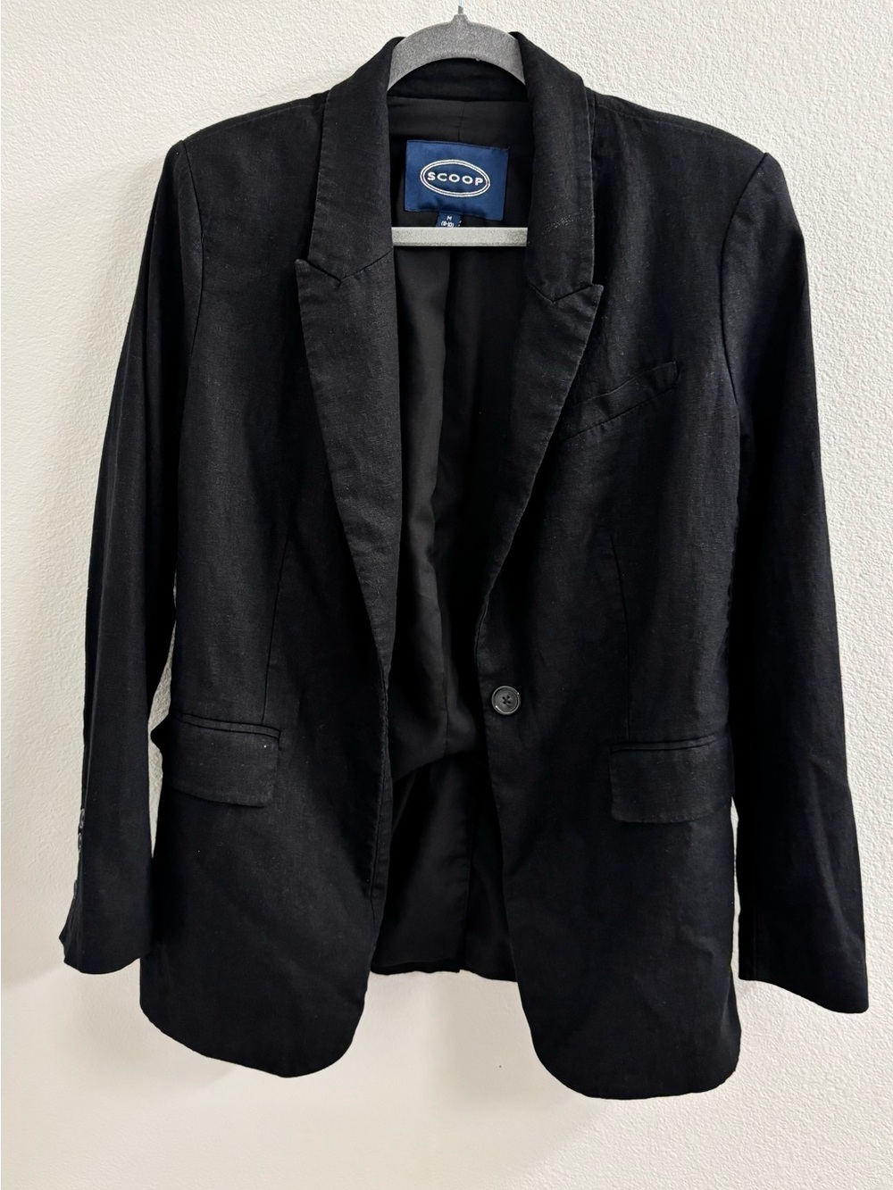 Scoop Black Tailored Women's Blazer